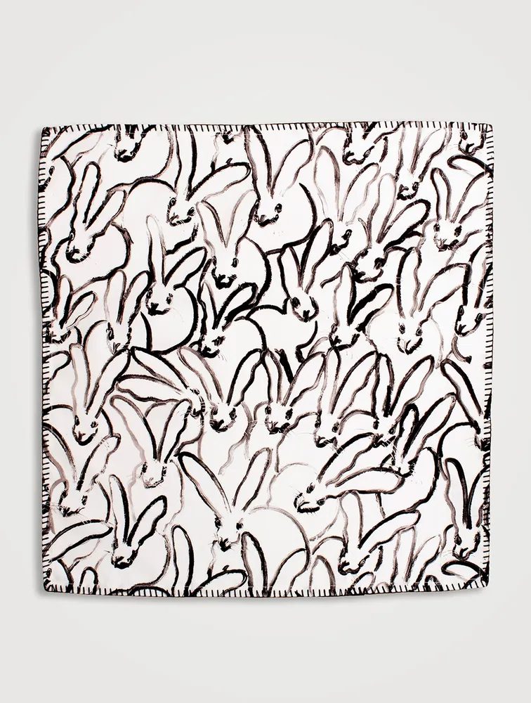 Rabbit Run Printed Cotton Napkin