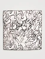 Rabbit Run Printed Cotton Napkin