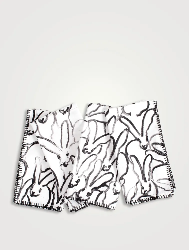Rabbit Run Printed Cotton Napkin