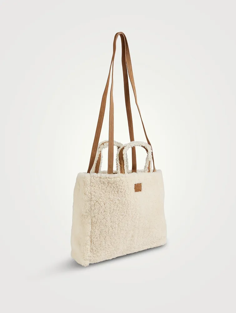 Telfar x UGG Reverse Shopping Bag Medium Natural