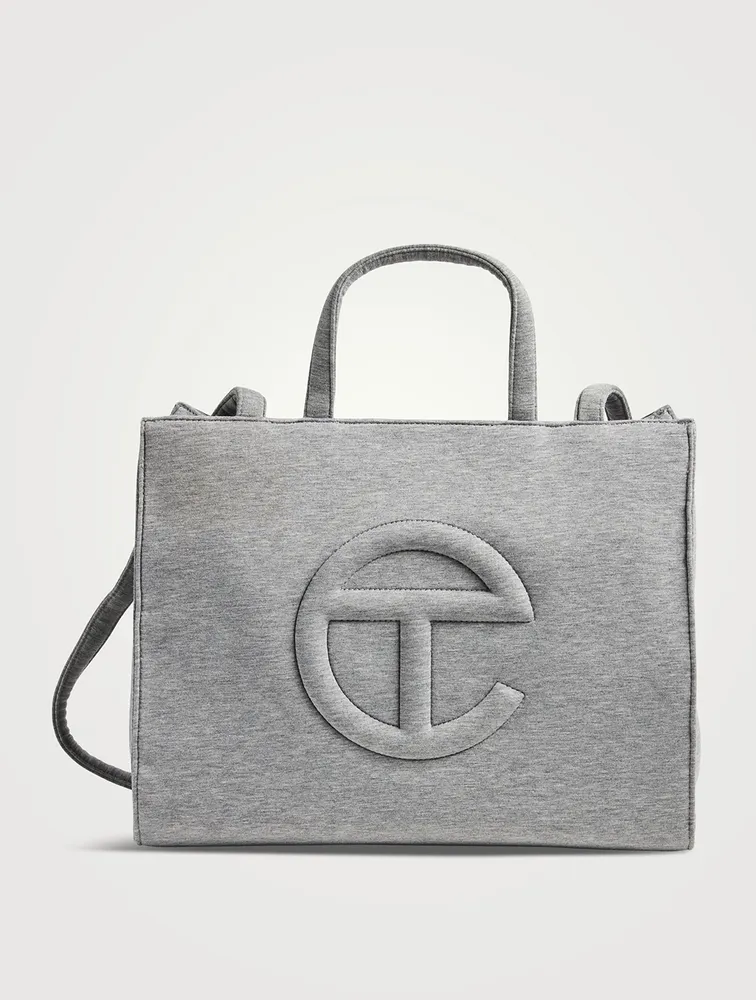 Telfar x UGG Fleece Shopping Bag Small Heather Grey in Fleece