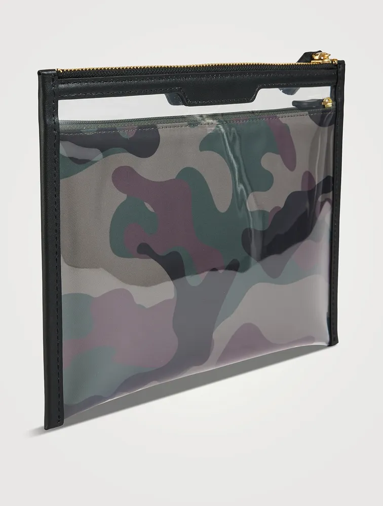 Safe Deposit PVC Case In Camo Print