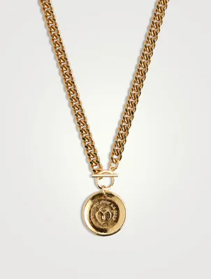 Riley 14K Gold Plated Pendant Necklace