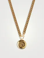 Riley 14K Gold Plated Pendant Necklace