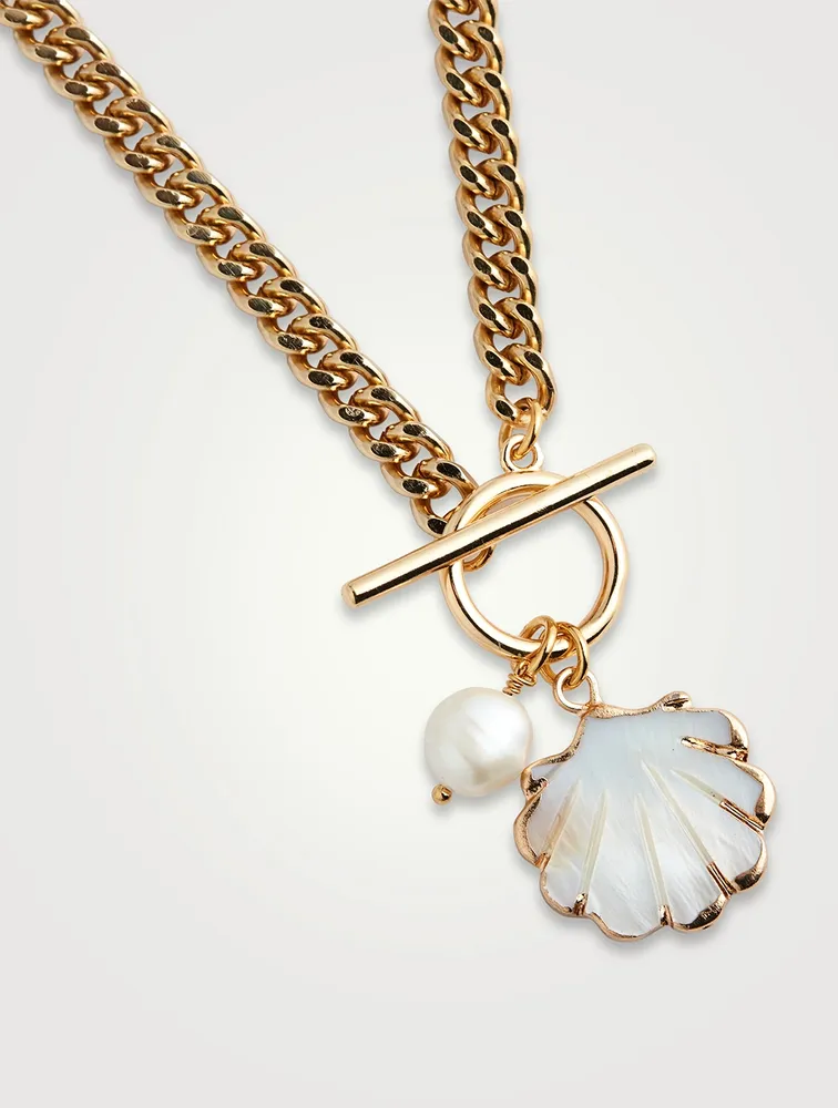 Adriana 14K Gold-Filled Necklace With Pearl