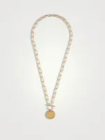 Milan 14K Gold Plated Pendant Necklace