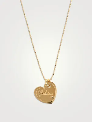 Amour 14K Gold-Filled Pendant Necklace