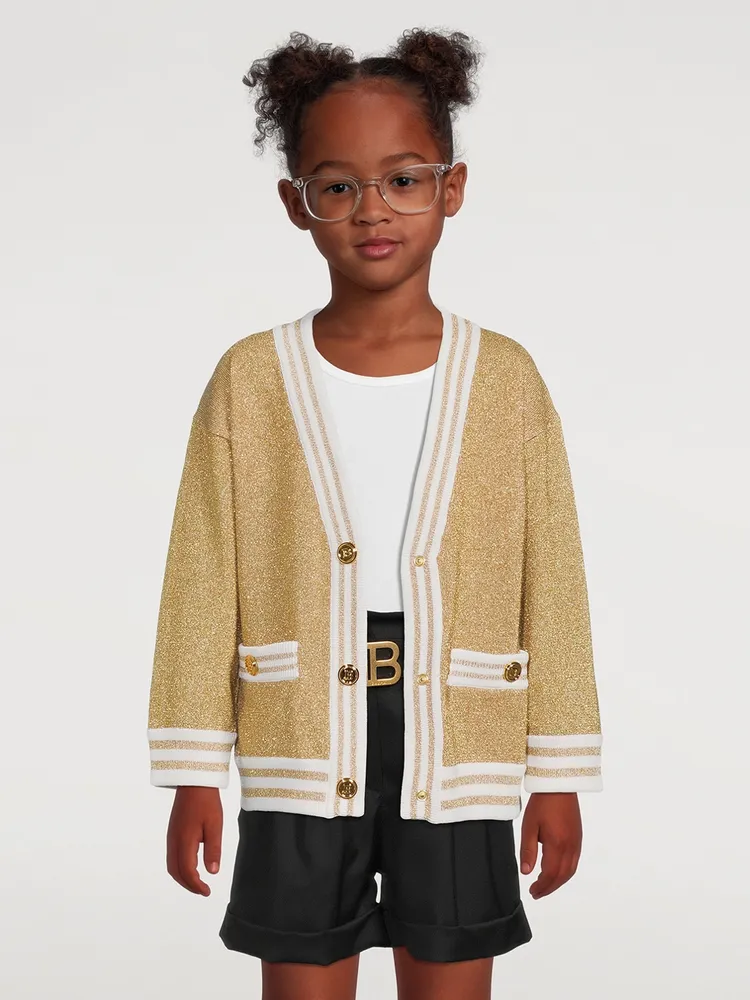 Kids V-Neck Cardigan