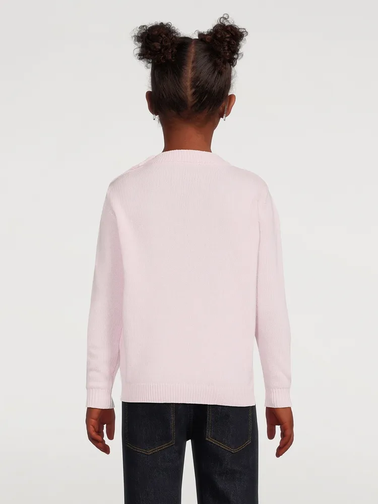 Kids Wool-Blend Logo Sweater