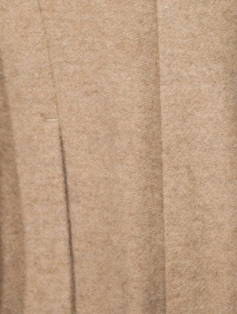 Fiorella Belted Flannel Culottes