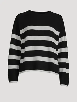 Striped Wool And Cashmere Sweater