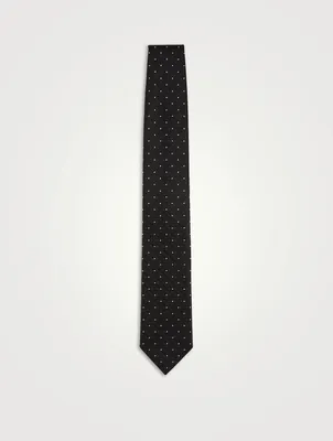 Silk Polka Dot Tie