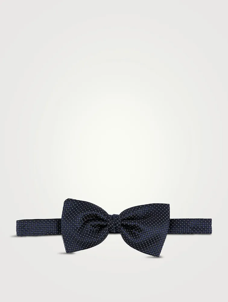 Silk Polka Dot Bow Tie