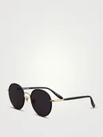 AU4 Metal Round Sunglasses