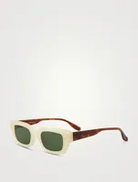 AUCC2 Acetate Square Sunglasses