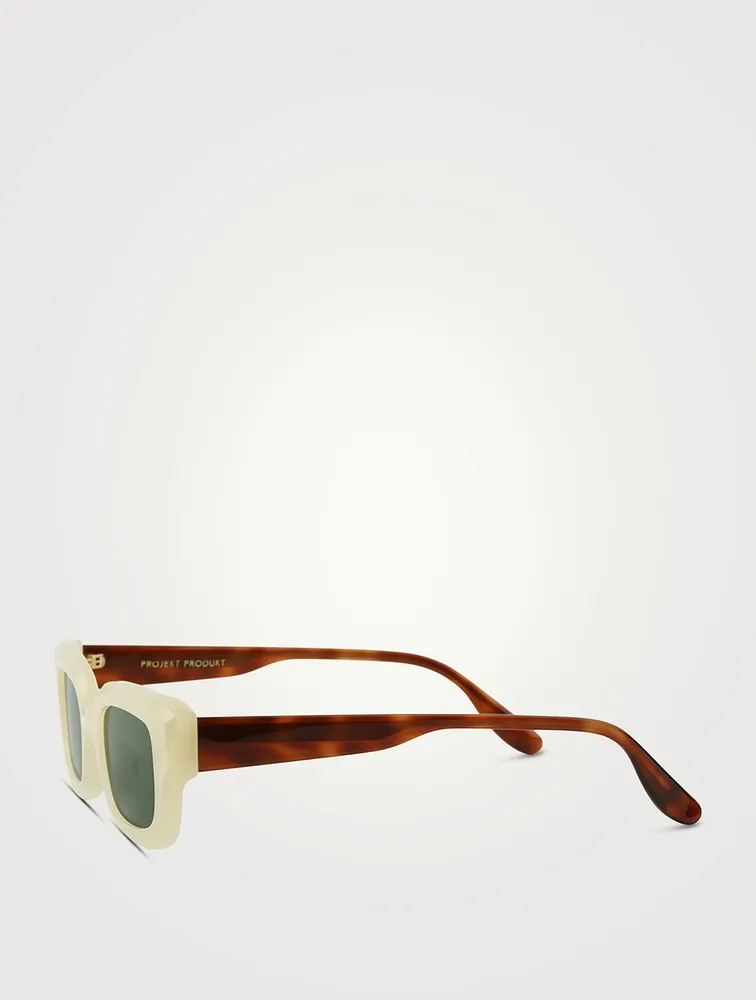 AUCC2 Acetate Square Sunglasses