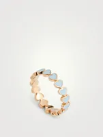 14K Gold Heart Stack Ring