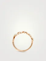 14K Gold Mama Ring With Diamond