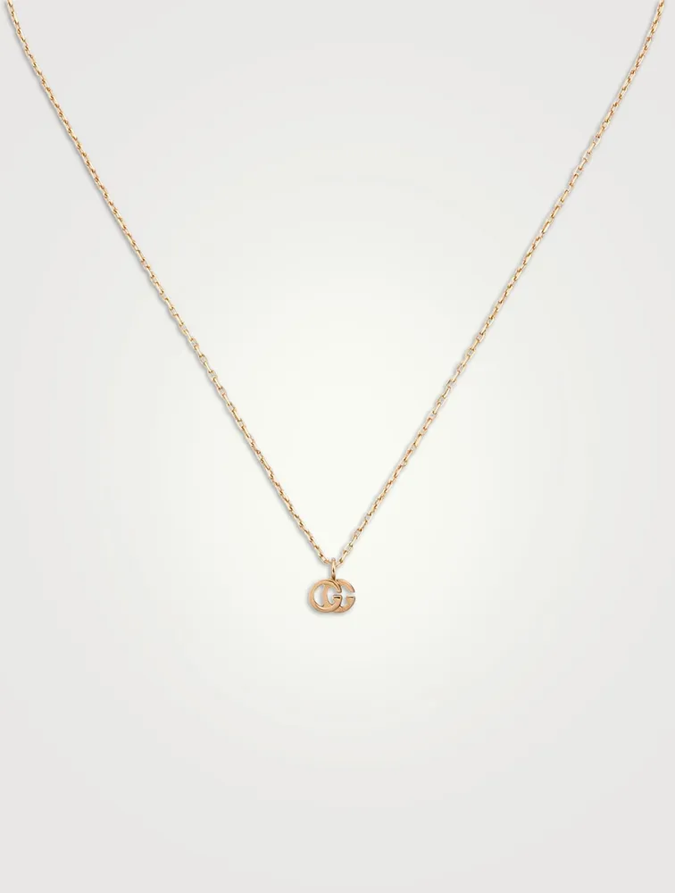 GG Running 18K Rose Gold Pendant Necklace