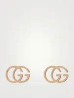 GG Running 18K Gold Stud Earrings