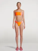 Scrunchie Bandeau Bikini Top