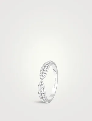 Pont de Paris Platinum Ring With Diamonds
