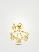 Serpent Bohème Solarité 18K Gold Stud Earring With Diamonds