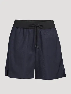 Anagram Jacquard Shorts