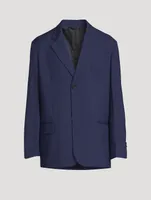 Wool Single-Breasted Jacket