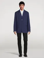 Wool Single-Breasted Jacket