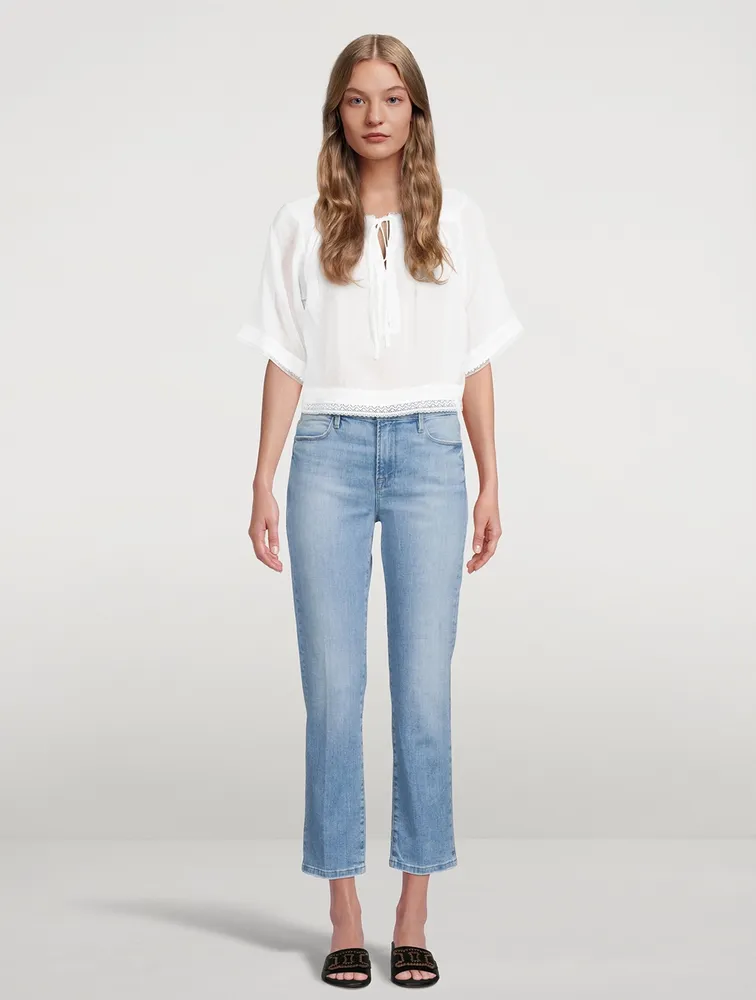 Le High Straight-Leg Jeans