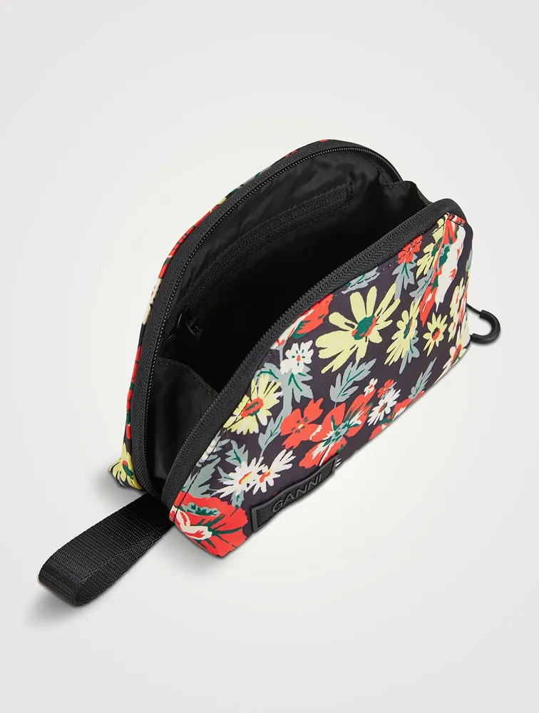 Small Vanity Case In Floral Print