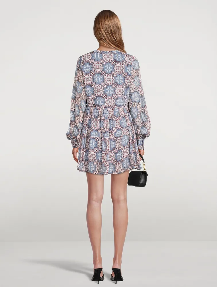 Josefina Printed Short Dress