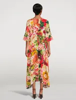 Guida Printed Midi Kaftan Dress