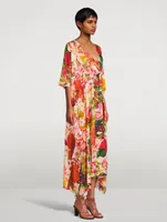 Guida Printed Midi Kaftan Dress