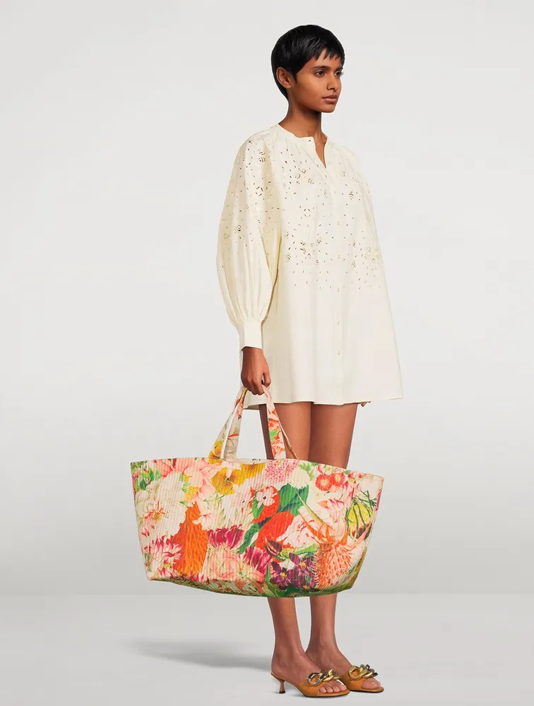 Carrie Printed Tote Bag