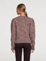 Pleany Puff-Sleeve Sweater