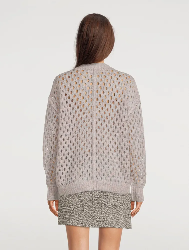 Tiana Open-Weave Sweater