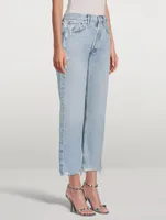 90s Mid-Rise Cropped Jeans