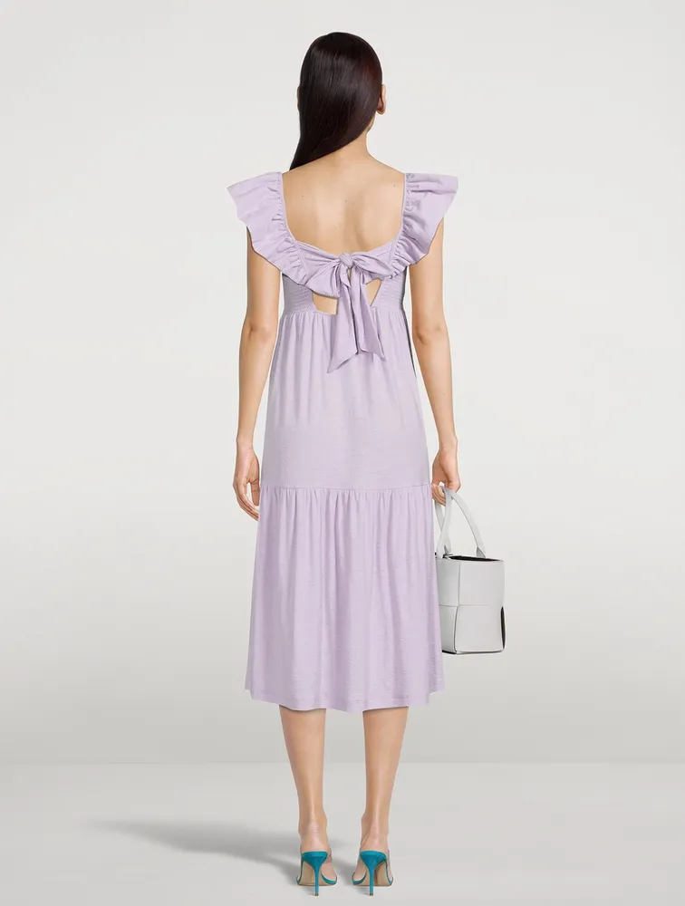 Gwen Smocked Tie-Back Dress