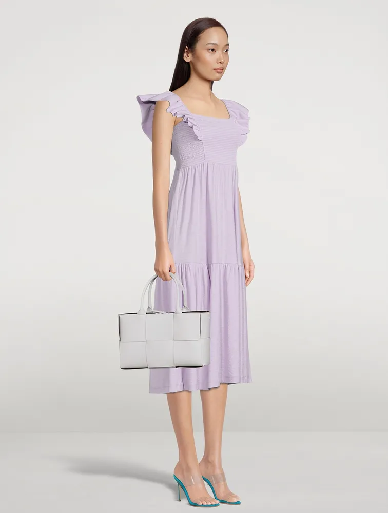 Gwen Smocked Tie-Back Dress