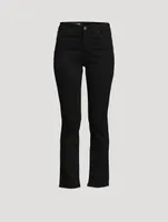 Mari High-Rise Slim Straight Jeans