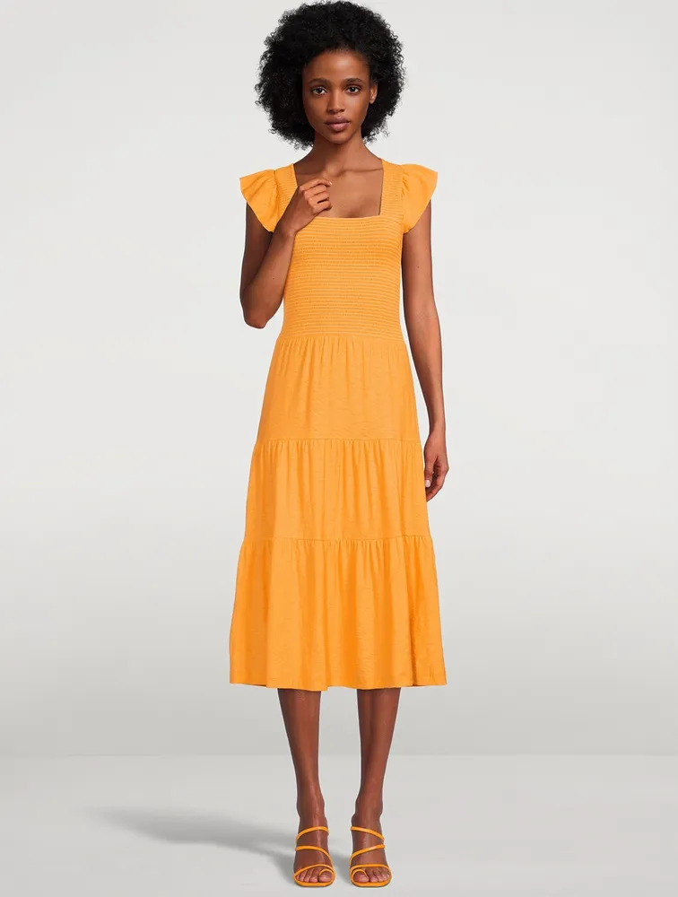 Josie Smocked Midi Dress