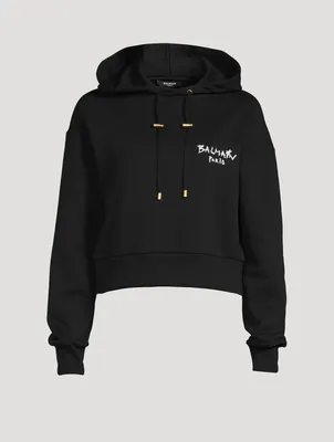 Flock Logo Hoodie