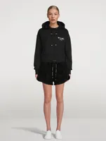 Flock Logo Hoodie