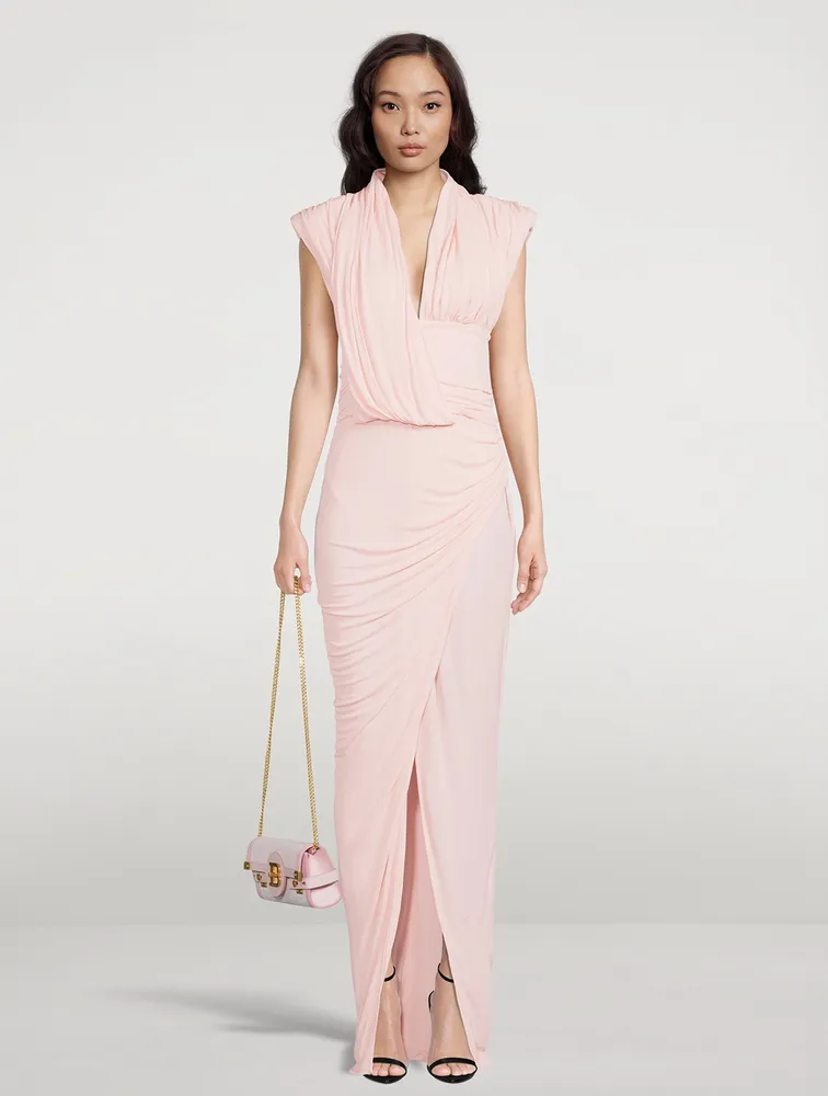 Draped Jersey Gown