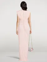 Draped Jersey Gown