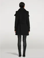 Belted Wool And Cashmere Coat