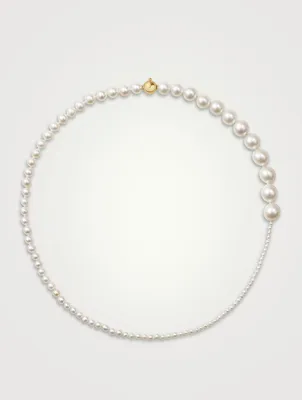 Peggy 14K Gold Pearl Strand Necklace