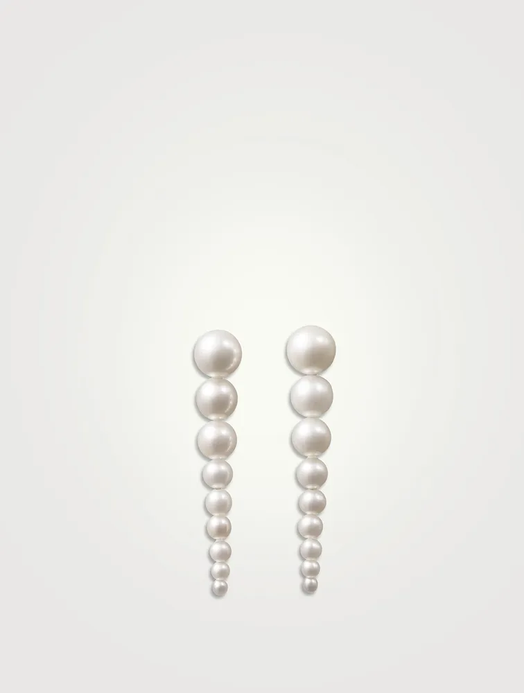 Sienna 14K Gold Pearl Drop Earrings